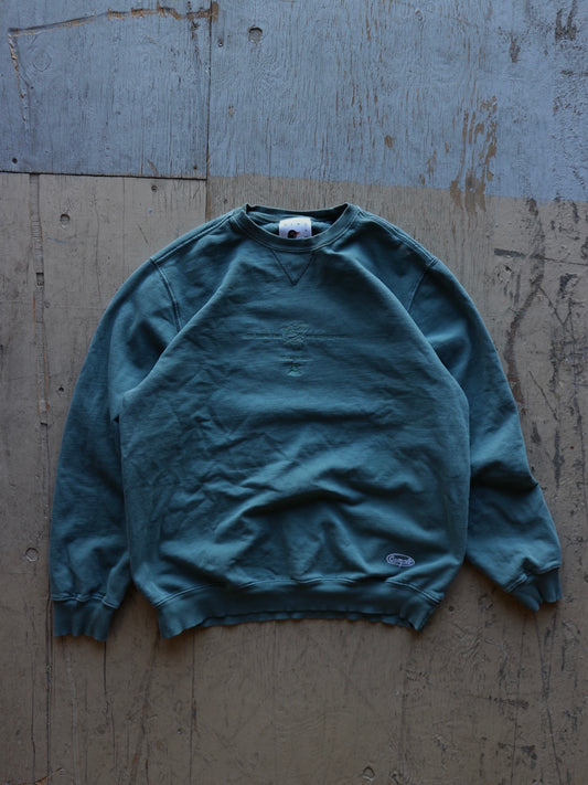 Vintage Wash Green Good Things Sample Crewneck