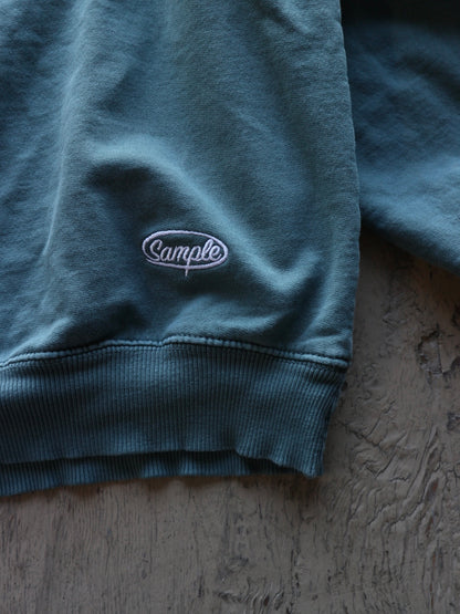 Vintage Wash Green Good Things Sample Crewneck