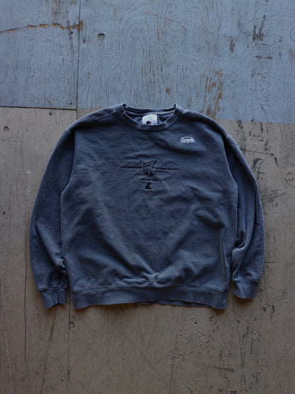 Vintage Wash Black Good Things Sample Crewneck