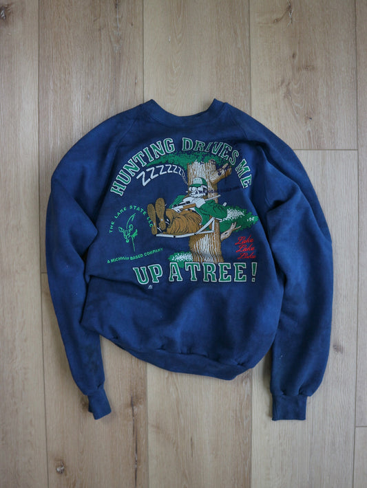 Midwest Reworked Vintage Crewneck Repaired Michigan